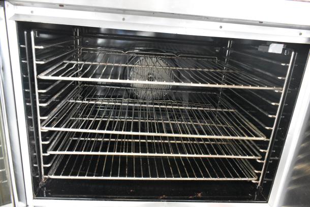 2 Blodgett Stainless Steel Commercial Natural Gas Powered Full Size Convection Oven w/ View Through Door, Solid Door, Metal Oven Racks and Thermostatic Controls. 2 Times Your Bid! - Image 7 of 9