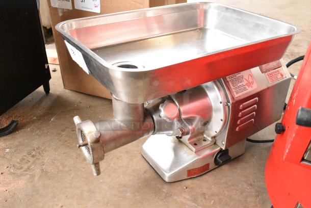 Fleetwood M-12-H Metal Commercial Countertop Meat Grinder. 115 Volts, 1 Phase. Tested and Working! - Image 2 of 6