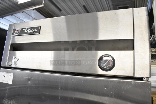 True T-19 Stainless Steel Commercial Single Door Reach In Cooler w/ Poly Coated Racks. 115 Volts, 1 Phase. Tested and Powers On But Does Not Get Cold - Image 3 of 7