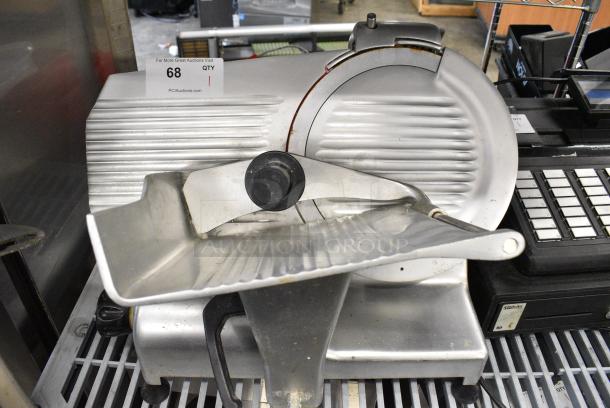 Globe Metal Commercial Countertop Meat Slicer w/ Blade Sharpener. 115 Volts, 1 Phase. Tested and Working! - Image 1 of 7