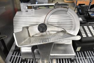 Globe Metal Commercial Countertop Meat Slicer w/ Blade Sharpener. 115 Volts, 1 Phase. Tested and Working!