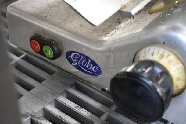 Globe Metal Commercial Countertop Meat Slicer w/ Blade Sharpener. 115 Volts, 1 Phase. Tested and Working! - Image 5 of 7