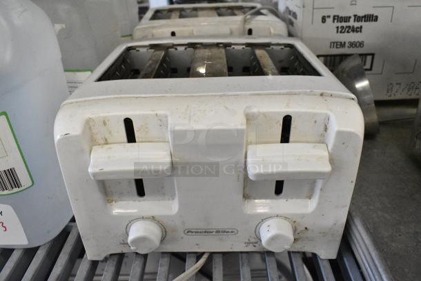 2 Proctor Silex Countertop 4 Slot Toaster. 120 Volts, 1 Phase. 2 Times Your Bid! - Image 1 of 7