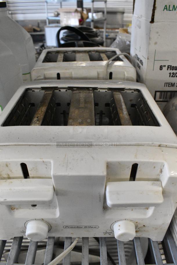 2 Proctor Silex Countertop 4 Slot Toaster. 120 Volts, 1 Phase. 2 Times Your Bid! - Image 3 of 7