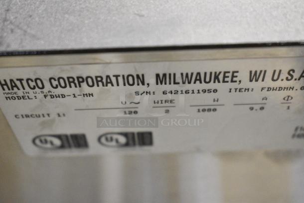 Hatco FDWD-1-MN Metal Countertop Popcorn Machine Merchandiser. 120 Volts, 1 Phase. Tested and Working! - Image 5 of 6
