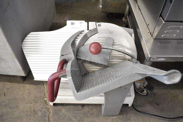 Berkel X13 Metal Commercial Countertop Meat Slicer. 115 Volts, 1 Phase. Tested and Working! - Image 1 of 6