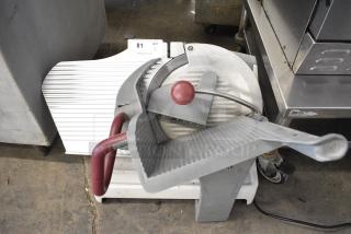 Berkel X13 Metal Commercial Countertop Meat Slicer. 115 Volts, 1 Phase. Tested and Working!