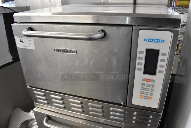 2 Turbochef NGC Stainless Steel Commercial Electric Powered Rapid Cook Ovens on Commercial Equipment Stand w/ Commercial Casters. 208/230-240 Volts, 1 Phase. 2 Times Your Bid! - Image 4 of 11
