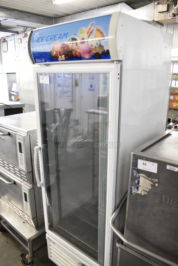 Turbo Air  TGF-23F Metal Commercial Single Door Reach In Freezer w/ Poly Coated Racks. 115 Volts, 1 Phase. Tested and Powers On But Does Not Get Cold - Image 3 of 8