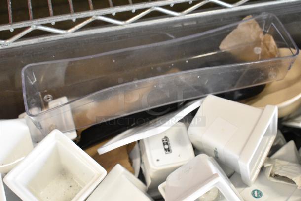 ALL ONE MONEY! Lot of Metal Skillets, Poly Bin and Front of the House Bins - Image 4 of 4