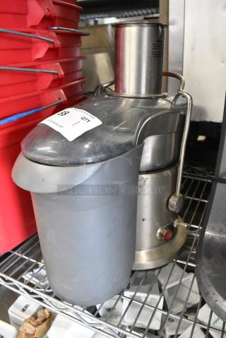 Breville 800JEXL/D Metal Countertop Juicer. 120 Volts, 1 Phase. Tested and Working!