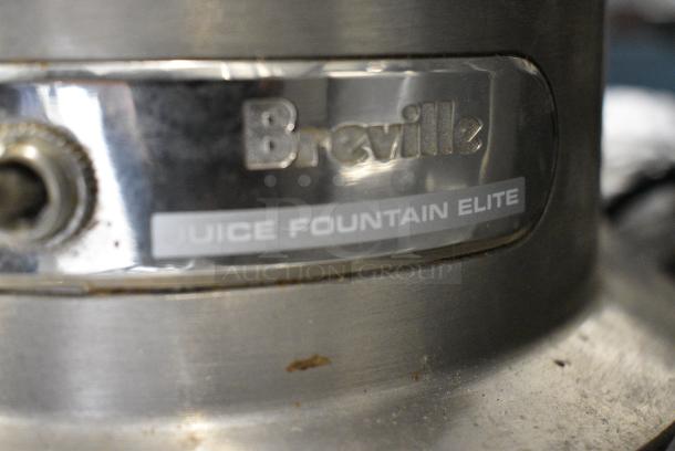Breville 800JEXL/D Metal Countertop Juicer. 120 Volts, 1 Phase. Tested and Working! - Image 3 of 7