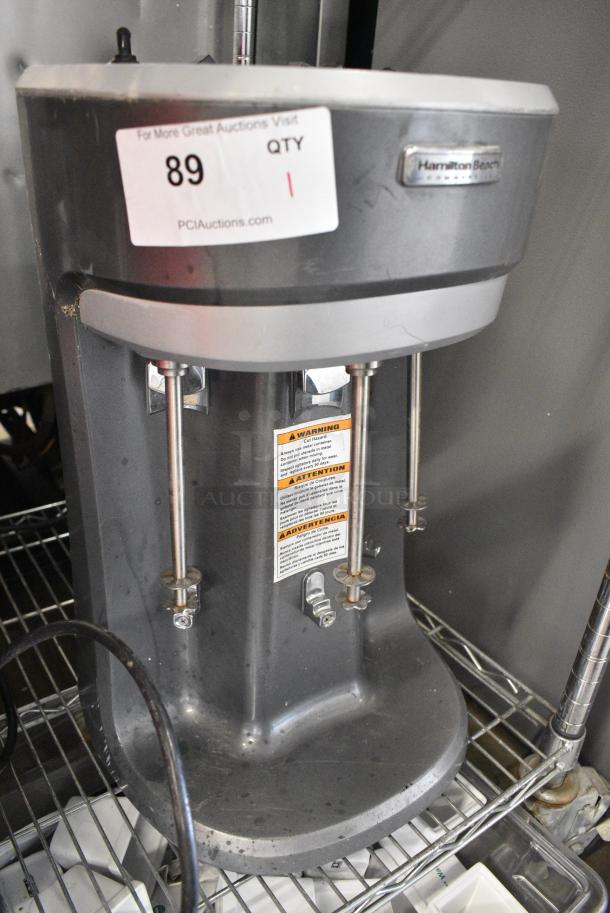Hamilton Beach HMD400 Metal Commercial Countertop 3 Head Drink Mixer. 120 Volts, 1 Phase. Tested and Working! - Image 2 of 8