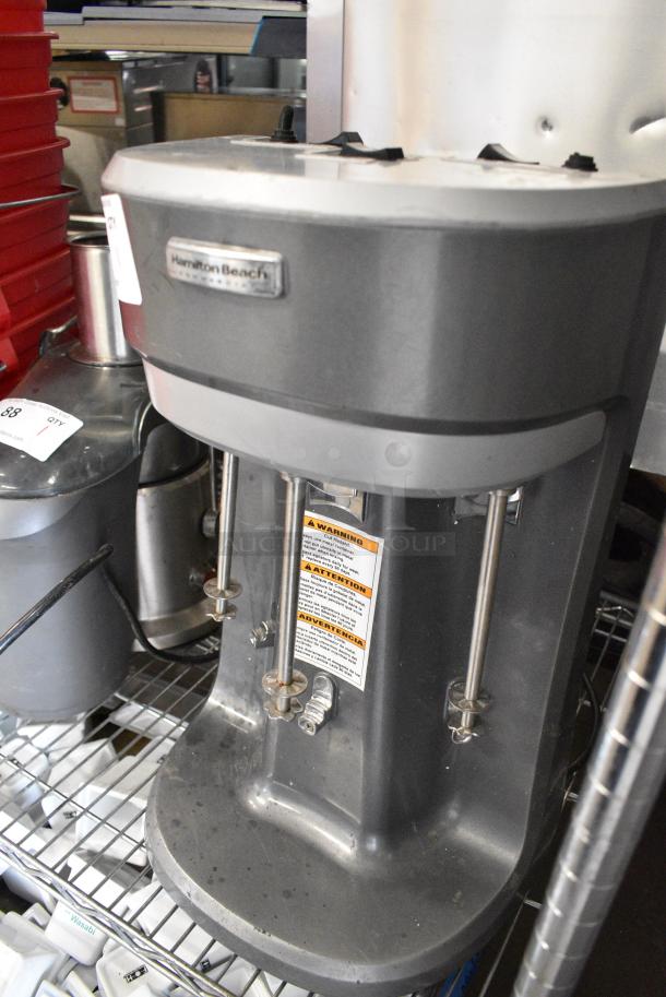 Hamilton Beach HMD400 Metal Commercial Countertop 3 Head Drink Mixer. 120 Volts, 1 Phase. Tested and Working! - Image 3 of 8
