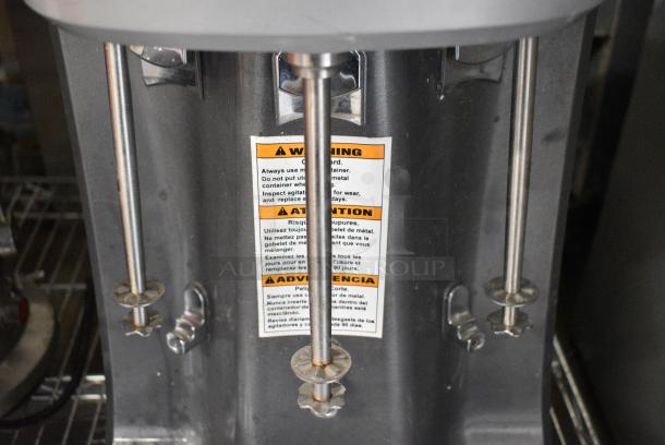 Hamilton Beach HMD400 Metal Commercial Countertop 3 Head Drink Mixer. 120 Volts, 1 Phase. Tested and Working! - Image 6 of 8