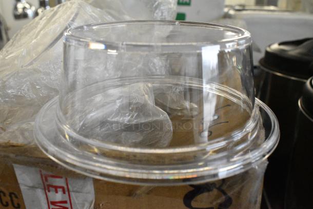 ALL ONE MONEY! Lot of Various Items Including Clear Poly Lids and Metal Baking Pan - Image 1 of 3