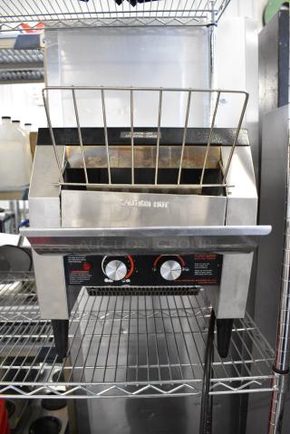 Hatco TQ-20BA Stainless Steel Commercial Countertop Electric Powered Conveyor Oven. 208 Volts, 1 Phase.