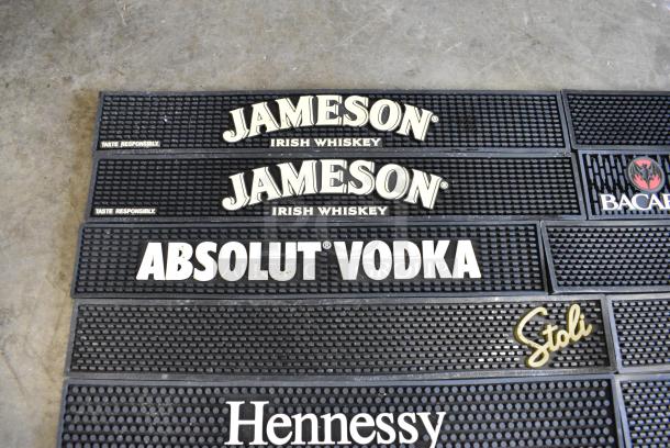17 Various Bar Mats Including Grey Goose, Peroni, Jameson, Absolut Vodka. 17 Times Your Bid! - Image 4 of 8