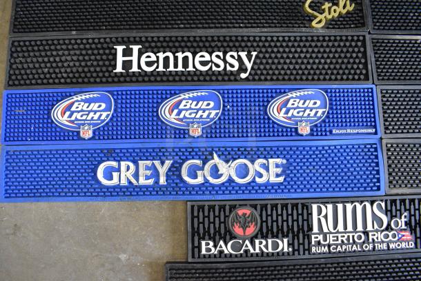 17 Various Bar Mats Including Grey Goose, Peroni, Jameson, Absolut Vodka. 17 Times Your Bid! - Image 5 of 8