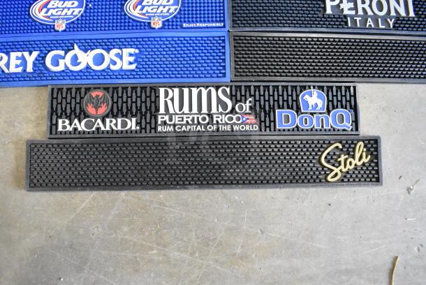 17 Various Bar Mats Including Grey Goose, Peroni, Jameson, Absolut Vodka. 17 Times Your Bid! - Image 6 of 8