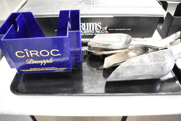 16 Various Items Including Bar Topping Rails, Ice Scoopers ;and Napkin Holders. 16 Times Your Bid! - Image 2 of 6