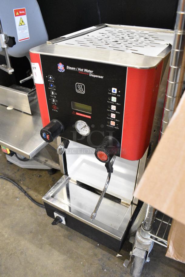 Ling Yang YMSH-15D Stainless Steel Commercial Countertop Steam Boiling Water Machine. 220/240 Volts, 1 Phase. - Image 3 of 8