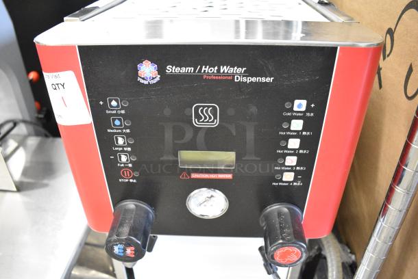 Ling Yang YMSH-15D Stainless Steel Commercial Countertop Steam Boiling Water Machine. 220/240 Volts, 1 Phase. - Image 4 of 8