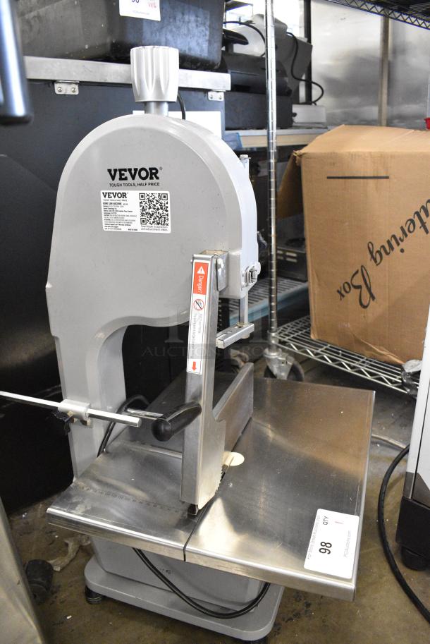 Vevor HC-210 Metal Commercial Countertop Meat Saw. 110-120 Volts, 1 Phase. Tested and Working! - Image 1 of 10