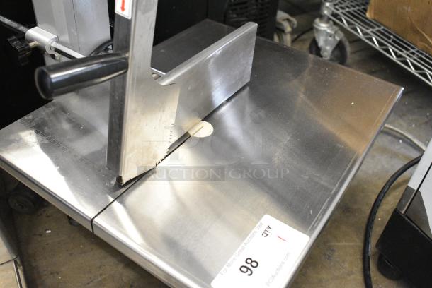 Vevor HC-210 Metal Commercial Countertop Meat Saw. 110-120 Volts, 1 Phase. Tested and Working! - Image 5 of 10