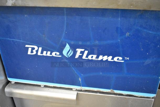 Blue Flame Stainless Steel Commercial Floor Style Natural Gas Powered Deep Fat Fryer. - Image 4 of 6