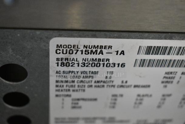 2018 Scotsman CU0715MA-1A Stainless Steel Commercial Undercounter Self Contained Ice Machine. 115 Volts, 1 Phase. - Image 7 of 8
