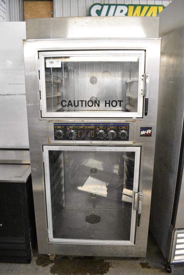 Nu Vu SUB-123 Stainless Steel Commercial Electric Powered Oven Proofer on Commercial Casters. 208 Volts, 3 Phase. - Image 1 of 10