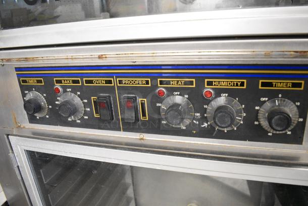 Nu Vu SUB-123 Stainless Steel Commercial Electric Powered Oven Proofer on Commercial Casters. 208 Volts, 3 Phase. - Image 4 of 10