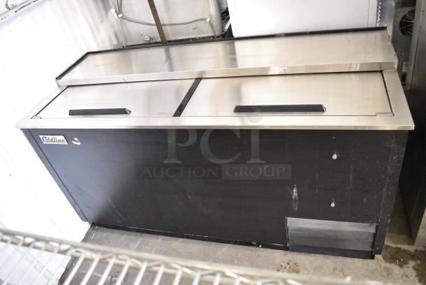 2023 Coldline BBC-65 Stainless Steel Commercial Back Bar Cooler w/ 2 Sliding Lids. 115 Volts, 1 Phase. Tested and Working! - Image 1 of 8