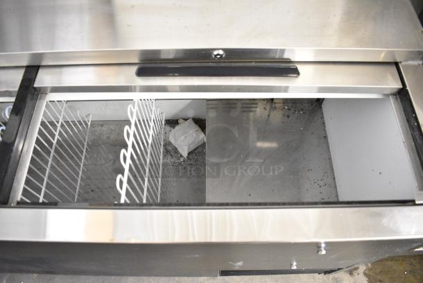 2023 Coldline BBC-65 Stainless Steel Commercial Back Bar Cooler w/ 2 Sliding Lids. 115 Volts, 1 Phase. Tested and Working! - Image 4 of 8