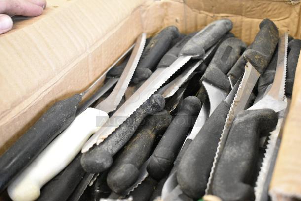 80 SHARPENED Stainless Steel Knives Including Serrated Bread Knife. 80 Times Your Bid! - Image 2 of 5