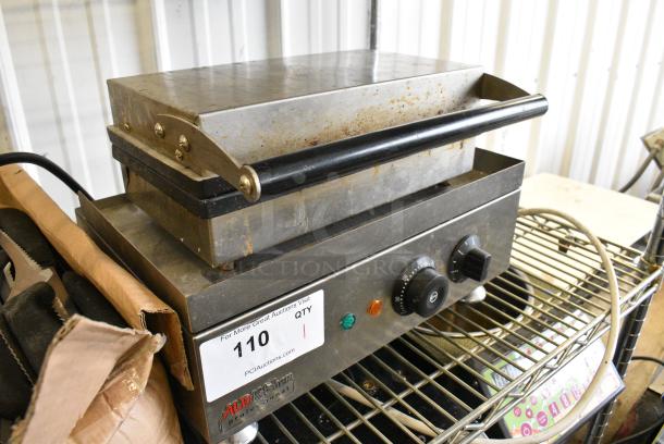 ALD Kitchen ALD-503 Stainless Steel Commercial Countertop Electric Powered Wffle Stick Maker. 110 Volts, 1 Phase. Tested and Working! - Image 2 of 8