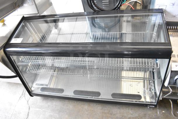 BRAND NEW SCRATCH AND DENT! KoolMore CDC-7C-BK Metal Countertop Deli Display Merchandiser. Tested and Working! - Image 1 of 9