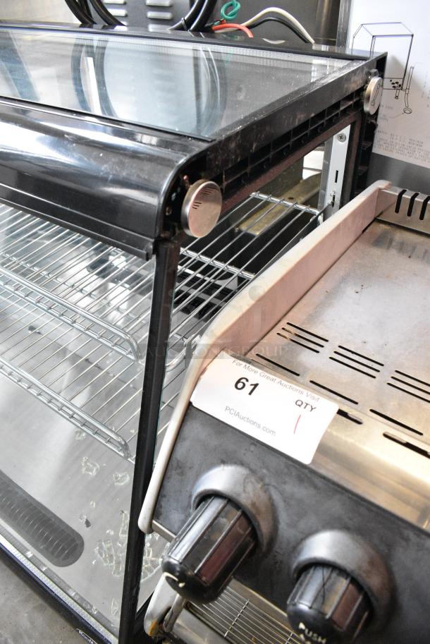 BRAND NEW SCRATCH AND DENT! KoolMore CDC-7C-BK Metal Countertop Deli Display Merchandiser. Tested and Working! - Image 4 of 9