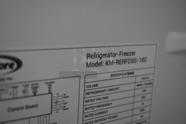 BRAND NEW SCRATCH AND DENT! KoolMore KM-RERFDSS Stainless Steel Cooler w/ Freezer. 115 Volts, 1 Phase. Tested and Working! - Image 10 of 11