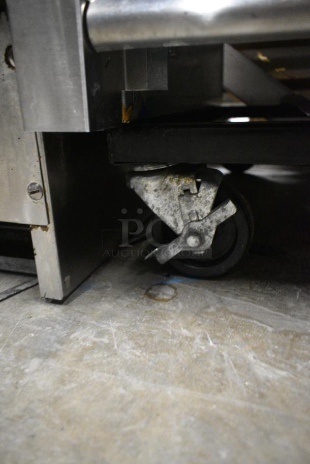 True T-49F Stainless Steel Commercial 2 Door Reach In Freezer on Commercial Casters. 115 Volts, 1 Phase. Tested and Powers On But Does Not Get Cold - Image 4 of 7