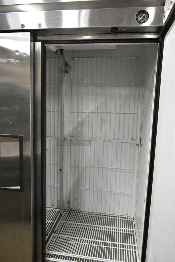 True T-49F Stainless Steel Commercial 2 Door Reach In Freezer on Commercial Casters. 115 Volts, 1 Phase. Tested and Powers On But Does Not Get Cold - Image 5 of 7