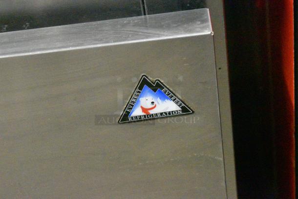 Everest ETBSR2-D2 Stainless Steel Commercial 2 Drawer Undercounter Cooler. 115 Volts, 1 Phase. Tested and Powers On But Does Not Get Cold - Image 3 of 6