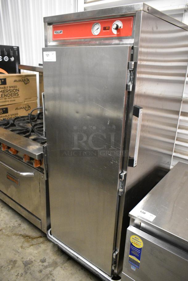Vulcan Stainless Steel Commercial Single Door Heated Holding Cabinet on Commercial Casters. 115 Volts, 1 Phase. Tested and Working! - Image 2 of 8
