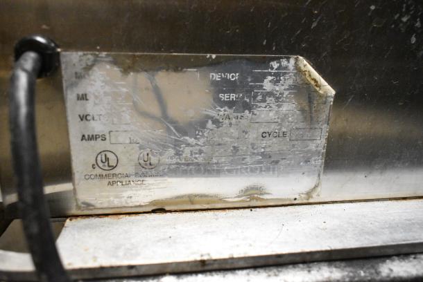 Vulcan Stainless Steel Commercial Single Door Heated Holding Cabinet on Commercial Casters. 115 Volts, 1 Phase. Tested and Working! - Image 8 of 8