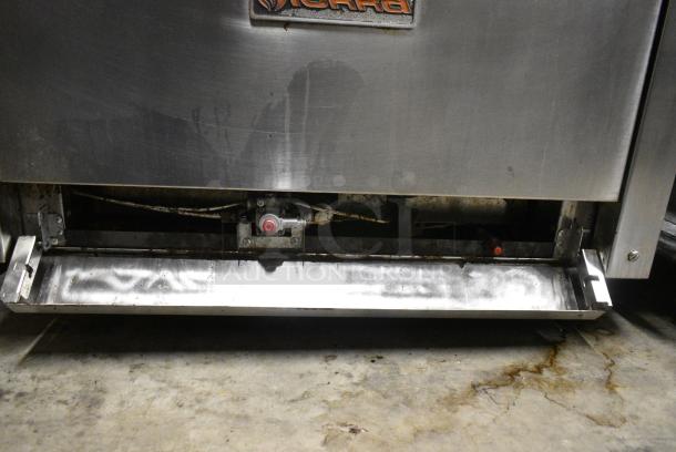 Sierra Stainless Steel Commercial Natural Gas Powered 6 Burner Range w/ Oven, Over Shelf and Back Splash. - Image 10 of 10