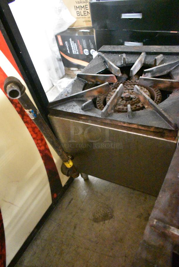 Stainless Steel Commercial Natural Gas Powered Single Burner Stock Pot Range. - Image 3 of 4