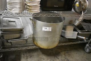 ALL ONE MONEY! Tier Lot of Various Items Including Stock Pot, Stainless Steel Drop In Bins and Poly Bin