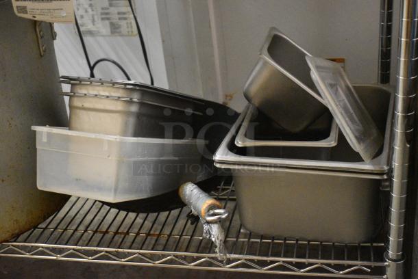 ALL ONE MONEY! Tier Lot of Various Items Including Stock Pot, Stainless Steel Drop In Bins and Poly Bin - Image 3 of 5
