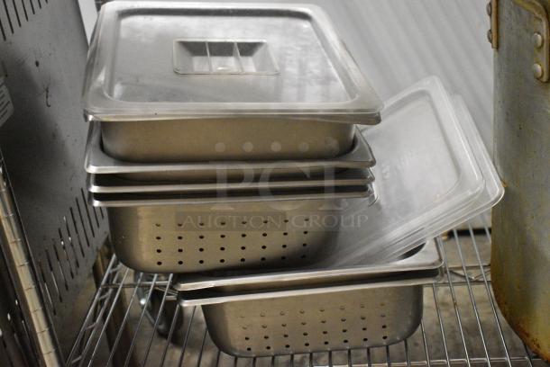 ALL ONE MONEY! Tier Lot of Various Items Including Stock Pot, Stainless Steel Drop In Bins and Poly Bin - Image 5 of 5